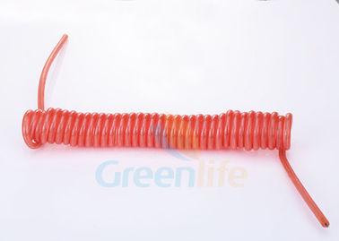 acollador en espiral de encargo de la herramienta de la seguridad de 5m m sin cuerda plástica roja del hardware