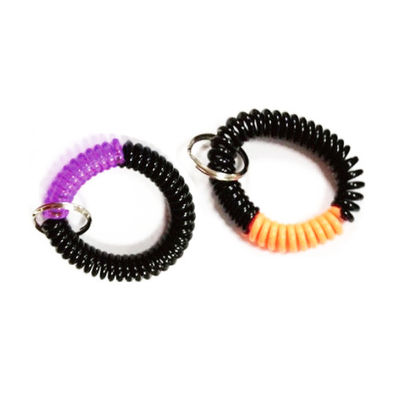 Panton colorea el anillo partido dominante de TPU EVA Plastic Coil Bracelets With