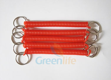 Cordón cubierto PU rojo de la correa de la aguja de la protección, acollador retractable resistente de la herramienta