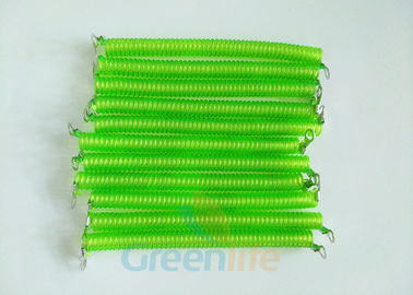 Verde transparente el 10CM de la herramienta del espiral de la luz de acero universal popular del cable de largo