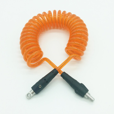 Acollador anaranjado el 1.5M de la herramienta de la bobina contraído de largo para el andamio de la seguridad