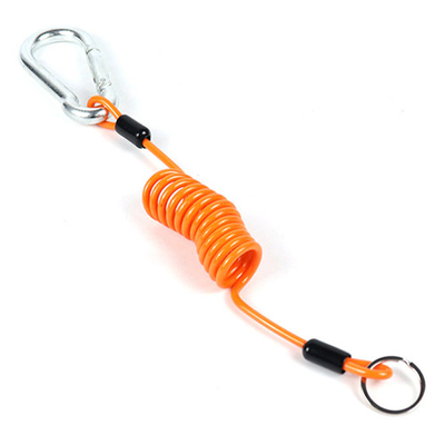 herramienta Lanyard Orange Pantone Stretched TPU de la bobina de la longitud del 1.5m